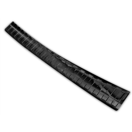 Rear bumper trim for Opel Combo 2018- | Graphite Stainless steel