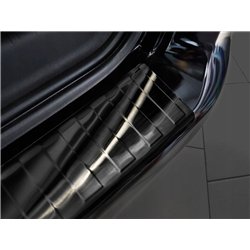 Rear bumper trim for Opel Combo 2018- | Graphite Stainless steel