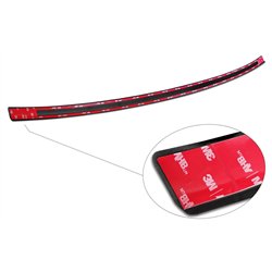 Rear bumper trim for Audi Q2 FL 2020- | Graphite Stainless steel