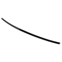 Rear bumper trim for Audi Q3 2011-2018 | Black Carbon fiber Shiny