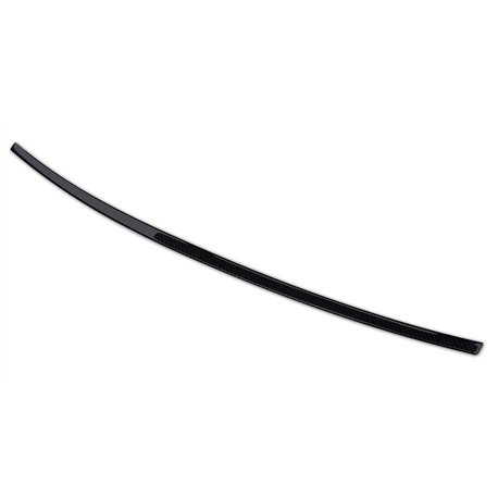 Rear bumper trim for Audi Q3 2011-2018 | Black Carbon fiber Shiny