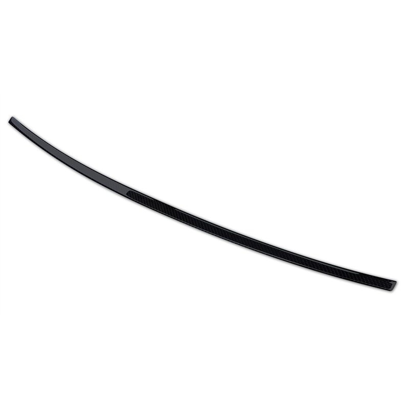 Rear bumper trim for Audi Q3 2011-2018 | Black Carbon fiber Shiny