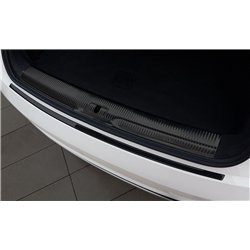 Rear bumper trim for Audi Q3 2011-2018 | Black Carbon fiber Shiny