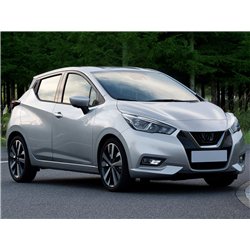 Listwa na krawędź tylnej klapy Nissan Micra Hatchback 5D 2017-2023 | Włókno węglowe Karbon