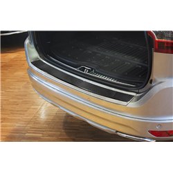 Rear bumper trim for Volvo XC60 FL 2013-2017 Black Carbon fiber