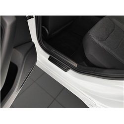 Listwy progowe tylne Volkswagen VW Tiguan 2016-2024 | Włókno węglowe Karbon