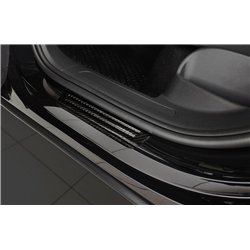 Listwy progowe tylne Volkswagen VW Tiguan 2016-2024 | Włókno węglowe Karbon