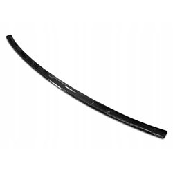 Rear bumper trim for Audi Q5 2017-2024 Black Carbon fiber Shiny