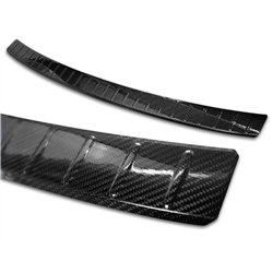 Rear bumper trim for Volkswagen VW Touareg 2018- | Carbon fiber
