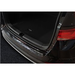 Rear bumper trim for CUPRA Ateca I 2018- Black Carbon fiber Shiny