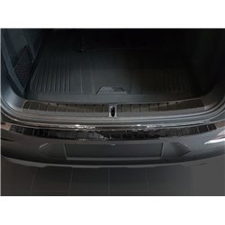 Rear bumper trim for BMW X4 PRE-FL 2018-2021 | Black Carbon fiber