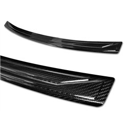 Rear bumper trim for SEAT Tarraco 2019-2024 | Black Carbon fiber