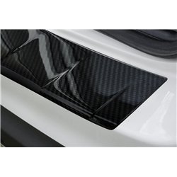 Rear bumper trim for Mercedes GLC 2015-2022 | Black Carbon fiber