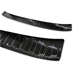 Rear bumper trim for Mercedes B-Class 2019- | Black Carbon fiber