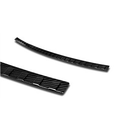 Rear bumper trim for BMW X4 2014-2018 | Black Carbon fiber Shiny