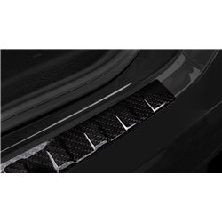 Rear bumper trim for BMW X4 2014-2018 | Black Carbon fiber Shiny