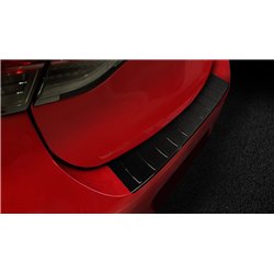Rear bumper trim for Opel Corsa Hatchback 5D 2019- Carbon fiber