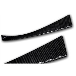 Rear bumper trim for Mitsubishi ASX FL 2019-2021 Carbon fiber