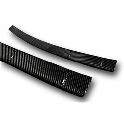 Rear bumper trim for Mercedes GLE PRE-FL 2019-2023 | Carbon fiber