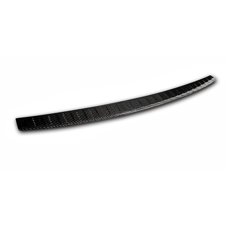 Rear bumper trim for KIA Sportage PRE-FL 2016-2018 | Carbon fiber