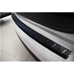 Rear bumper trim for KIA Sportage PRE-FL 2016-2018 | Carbon fiber