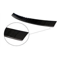 Rear bumper trim for Nissan X-Trail FL 2017-2022 | Carbon fiber