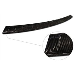 Rear bumper trim for BMW X3 2017-2024 | Black Carbon fiber Shiny