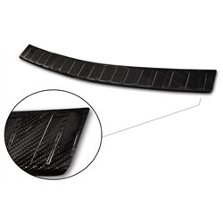 Rear bumper trim for Opel Mokka X FL 2016-2019 | Carbon fiber