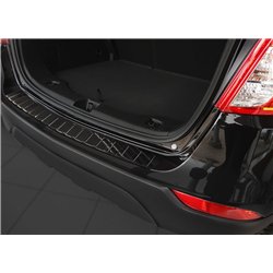 Rear bumper trim for Opel Mokka X FL 2016-2019 | Carbon fiber