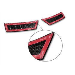 Rear bumper trim for Ford Puma 2020- | Black Carbon fiber Shiny