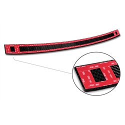 Rear bumper trim for Ford Focus Hatchback 5D 2018- Carbon fiber