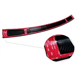 Rear bumper trim for Ford Edge FL 2018-2020 | Black Carbon fiber