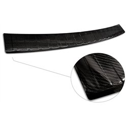 Rear bumper trim for Peugeot Traveller 2016- | Black Carbon fiber