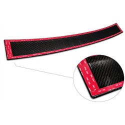 Rear bumper trim for Peugeot Traveller 2016- | Black Carbon fiber