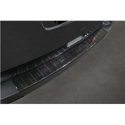 Rear bumper trim for Peugeot Traveller 2016- | Black Carbon fiber
