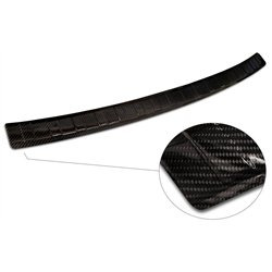 Rear bumper trim for Audi Q2 PRE-FL 2016-2020 | Carbon fiber