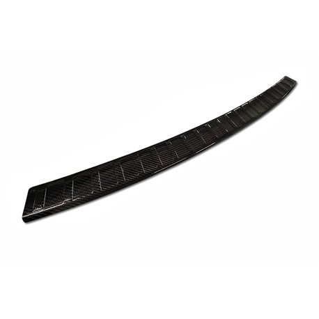 Rear bumper trim for BMW iX3 2021- | Black Carbon fiber Shiny