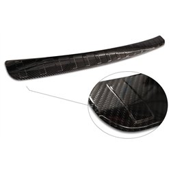 Rear bumper trim for Mercedes GLA 2020- | Black Carbon fiber