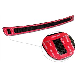 Rear bumper trim for Mercedes GLA 2020- | Black Carbon fiber