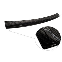 Rear bumper trim for BMW X6 Coupe 2014-2019 | Black Carbon fiber