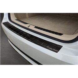 Rear bumper trim for BMW X6 Coupe 2014-2019 | Black Carbon fiber