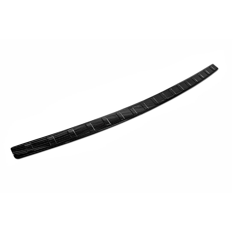 Rear bumper trim for Hyundai Bayon 2021- | Black Carbon fiber