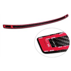 Rear bumper trim for Volkswagen VW Taigo 2021- | Carbon fiber