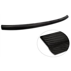 Rear bumper trim for Porsche Cayenne 2017- Black Carbon fiber