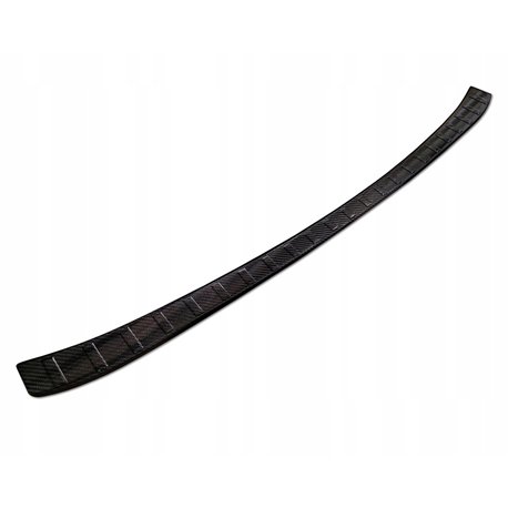 Rear bumper trim for BMW iX 2021- | Black Carbon fiber Shiny