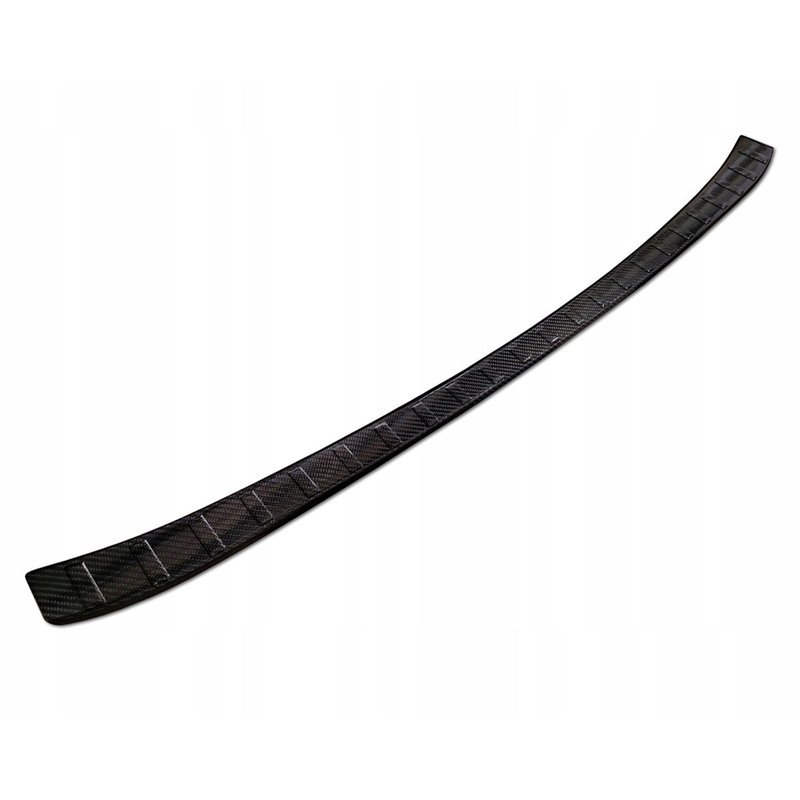 Rear bumper trim for BMW iX 2021- | Black Carbon fiber Shiny