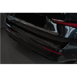 Rear bumper trim for BMW X1 2022- | Black Carbon fiber Shiny