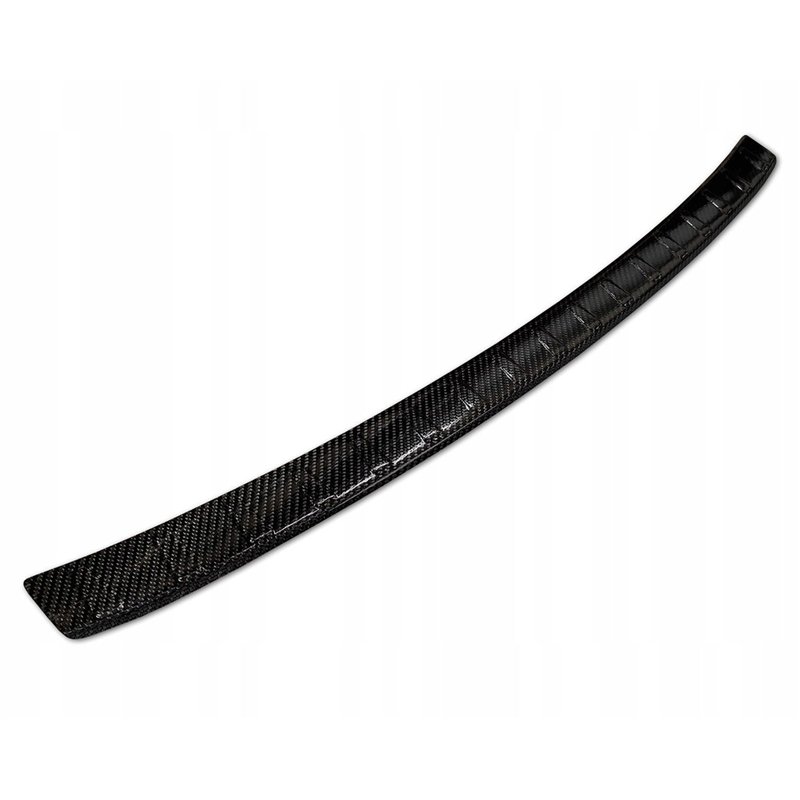 Rear bumper trim for Fiat 500e Hatchback 3D 2020- | Carbon fiber
