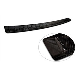 Rear bumper trim for Mercedes GLC 2022- | Black Carbon fiber