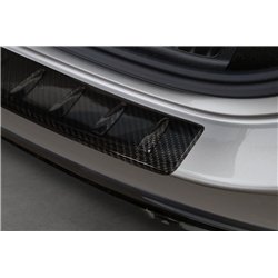 Rear bumper trim for Mercedes GLC 2022- | Black Carbon fiber
